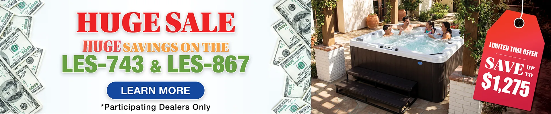 Calspas hot tub being used in a family setting - Lees Summit